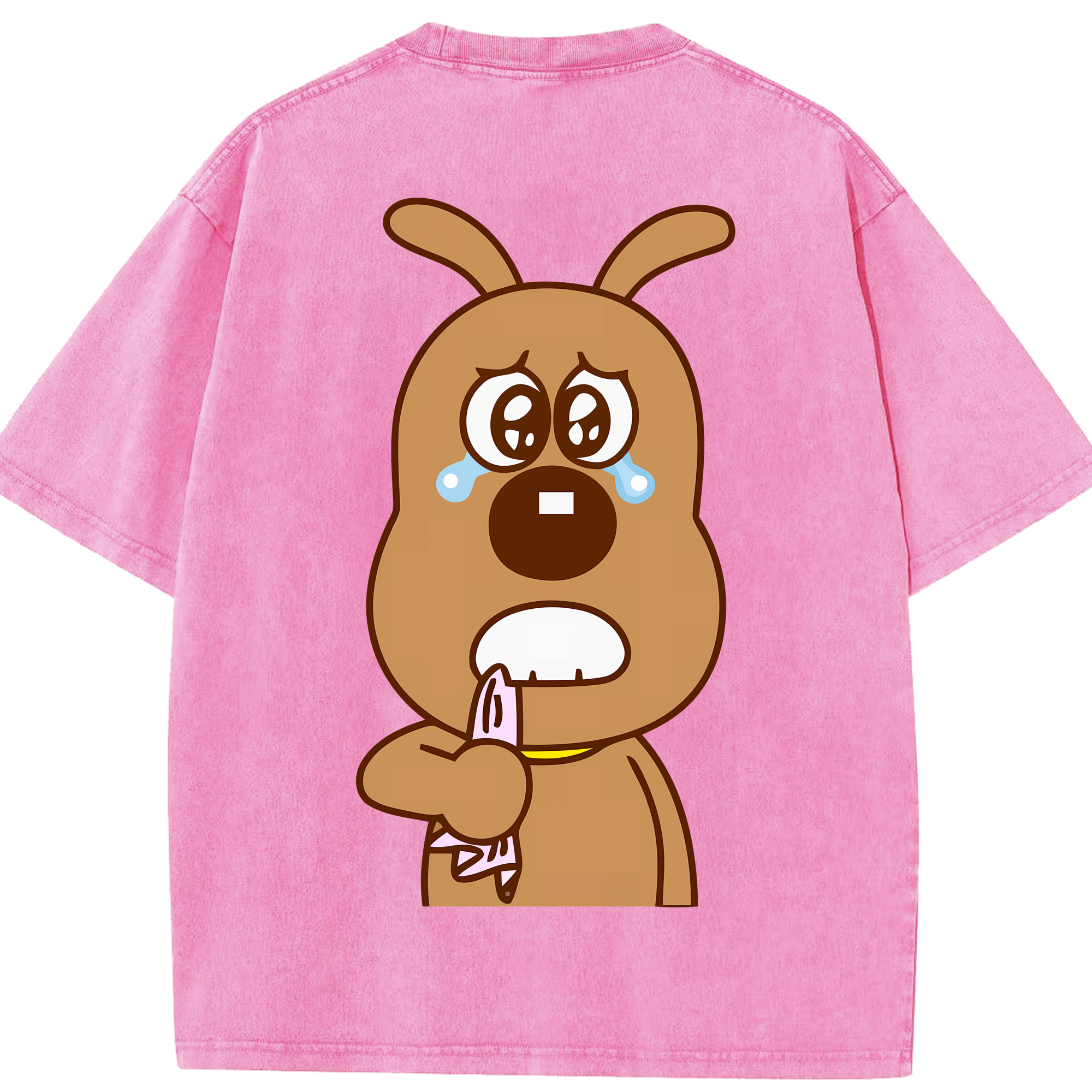 （画像用） アンパンマン Anpanman 綿100% ヴィンテージ風 半袖Tシャツ（背面プリント）